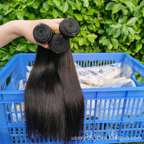 28 30 inches Brazilian Straight Human Hair Bundles Cheap Natural Color Remy Cuticle Aligned Human Hair Weave Bundles Extensions